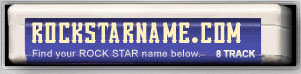 Rock Star Name Music 8 Track